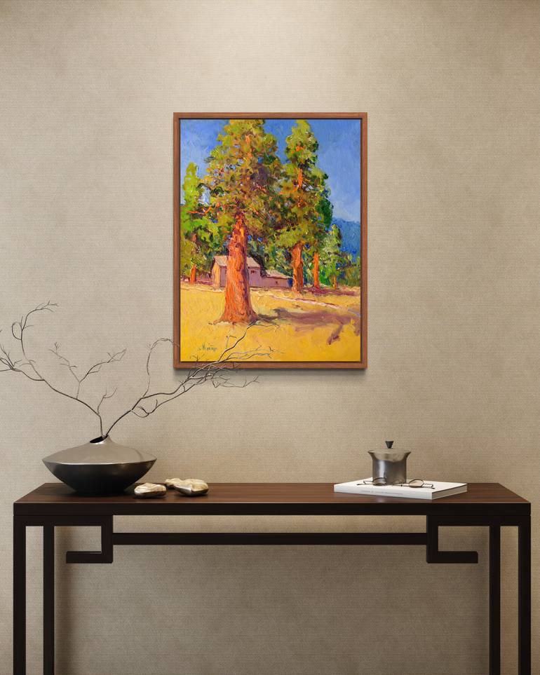 Original Expressionism Landscape Painting by Suren Nersisyan