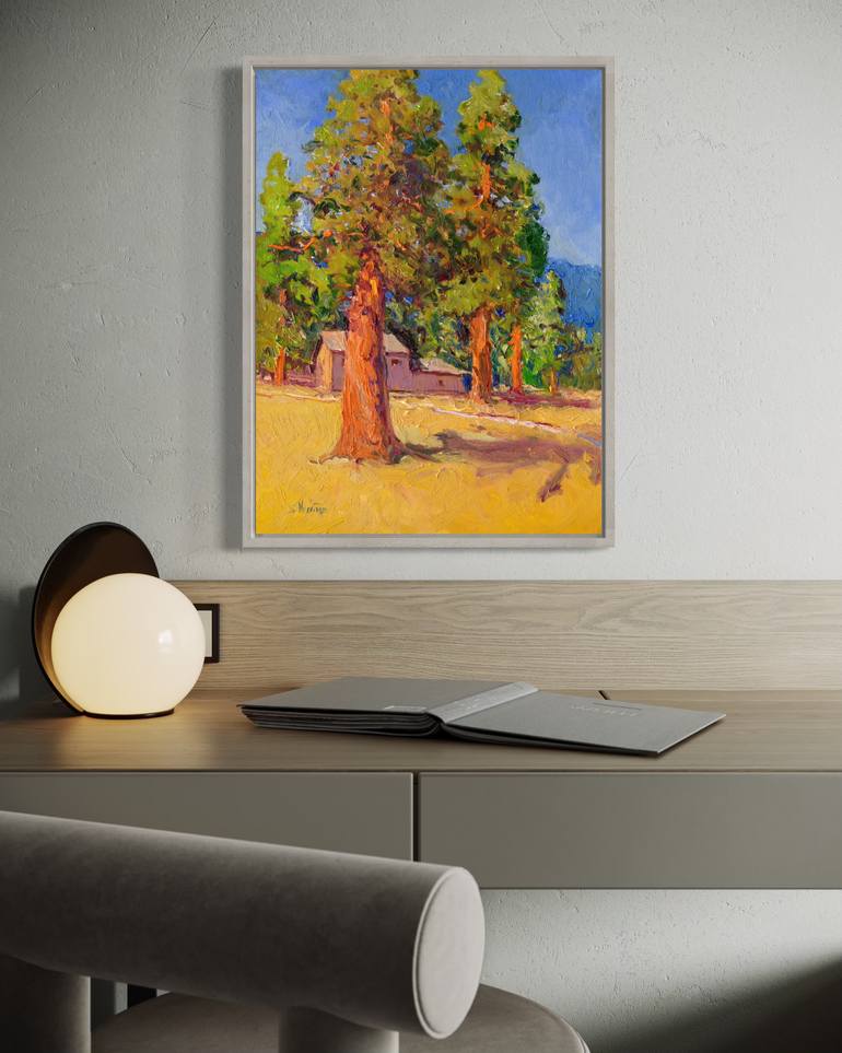 Original Expressionism Landscape Painting by Suren Nersisyan