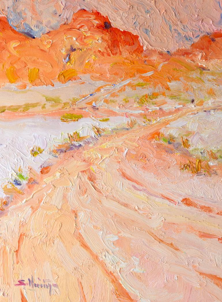 Original Impressionism Landscape Painting by Suren Nersisyan