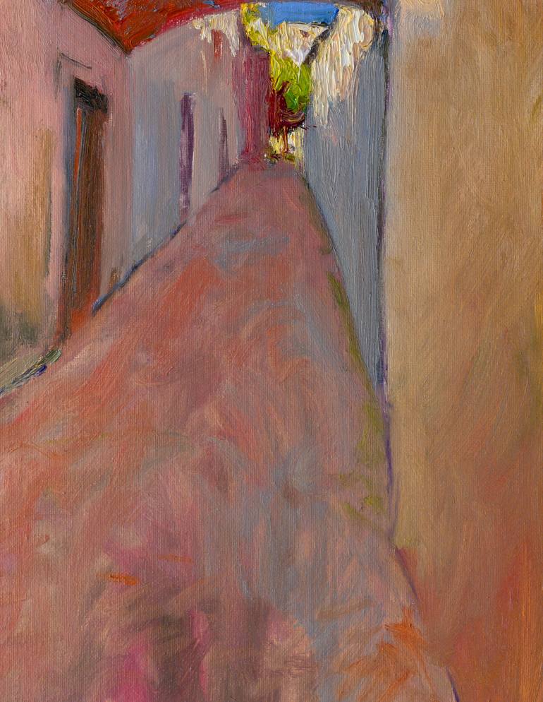 Original Expressionism Cities Painting by Suren Nersisyan