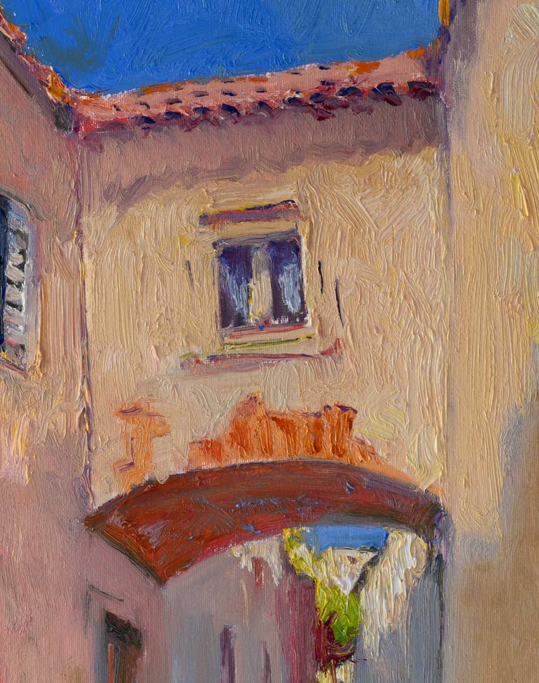 Original Expressionism Cities Painting by Suren Nersisyan