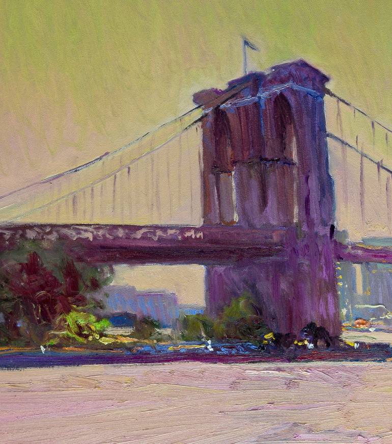Original Expressionism Cities Painting by Suren Nersisyan