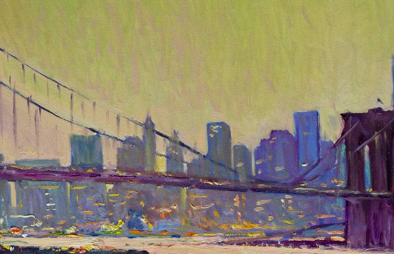 Original Expressionism Cities Painting by Suren Nersisyan