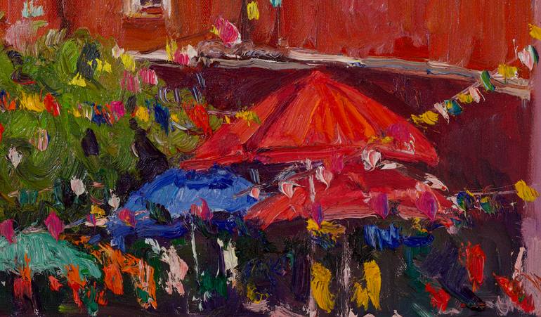 Original Expressionism Architecture Painting by Suren Nersisyan