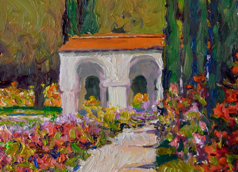 Original Symbolism Landscape Painting by Suren Nersisyan