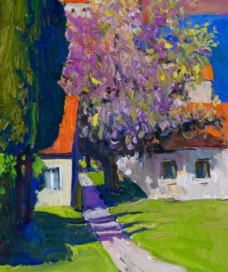 Original Symbolism Landscape Painting by Suren Nersisyan