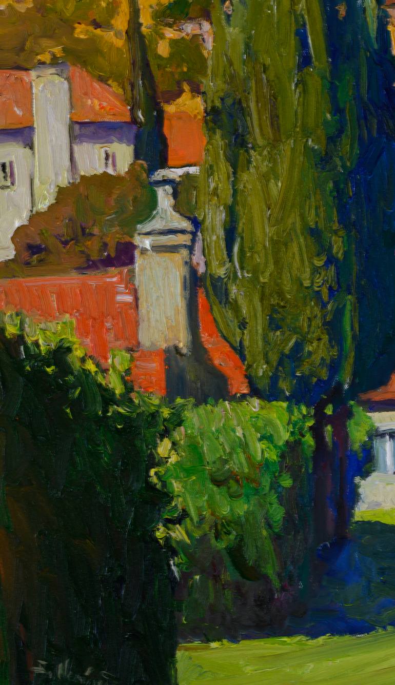 Original Symbolism Landscape Painting by Suren Nersisyan