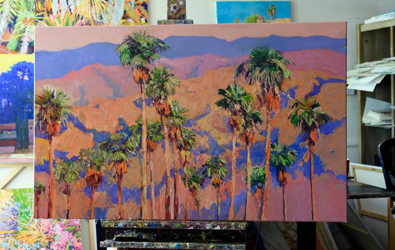 Original Expressionism Landscape Painting by Suren Nersisyan