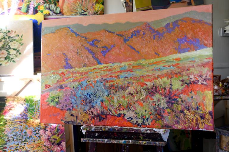 Original Expressionism Abstract Painting by Suren Nersisyan