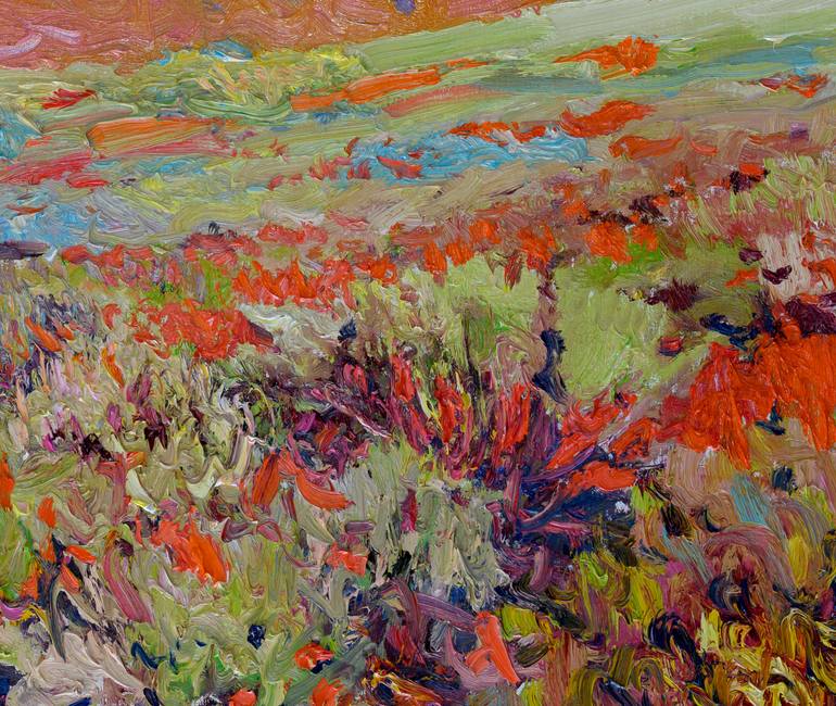 Original Expressionism Abstract Painting by Suren Nersisyan