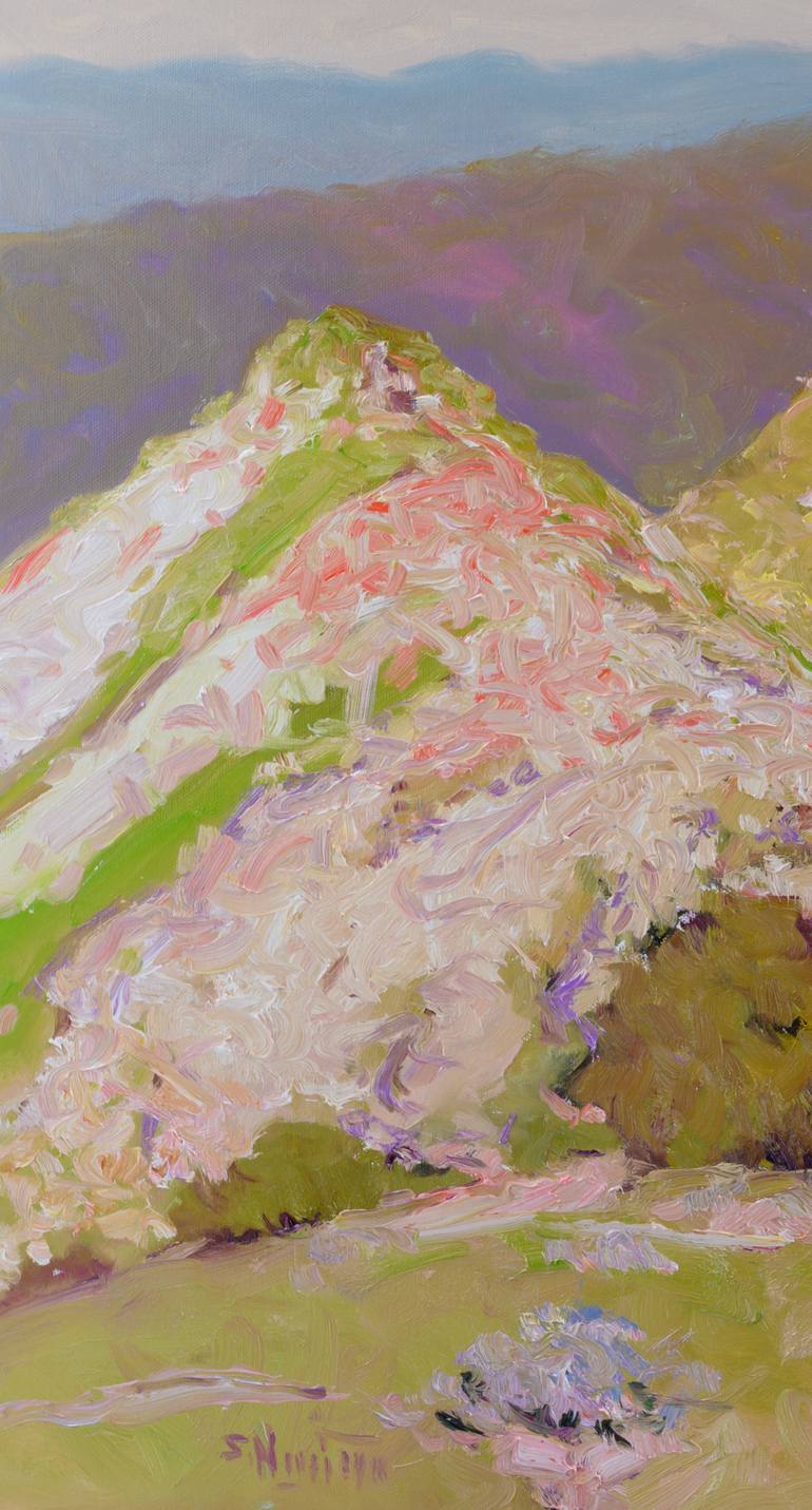 Original Impressionism Landscape Painting by Suren Nersisyan