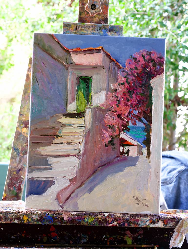 Original Impressionism Landscape Painting by Suren Nersisyan