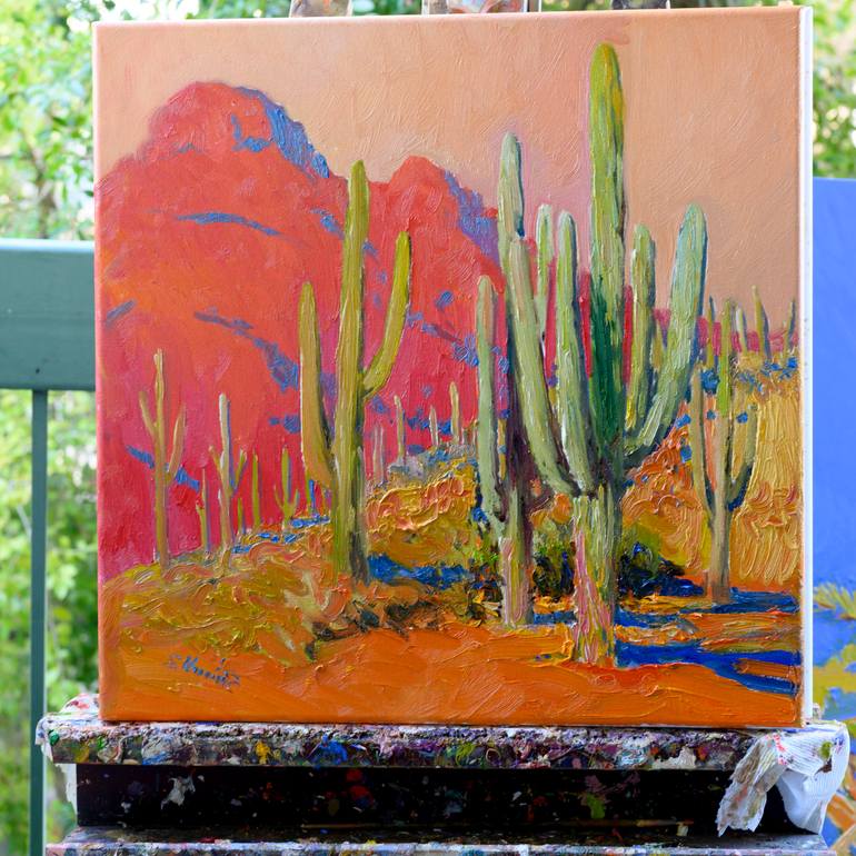 Original Impressionism Landscape Painting by Suren Nersisyan