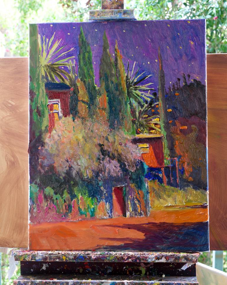 Original Fauvism Landscape Painting by Suren Nersisyan