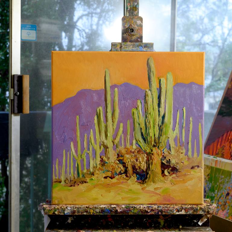 Original Expressionism Landscape Painting by Suren Nersisyan