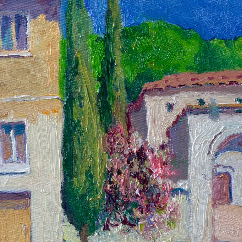 Original Impressionism Architecture Painting by Suren Nersisyan