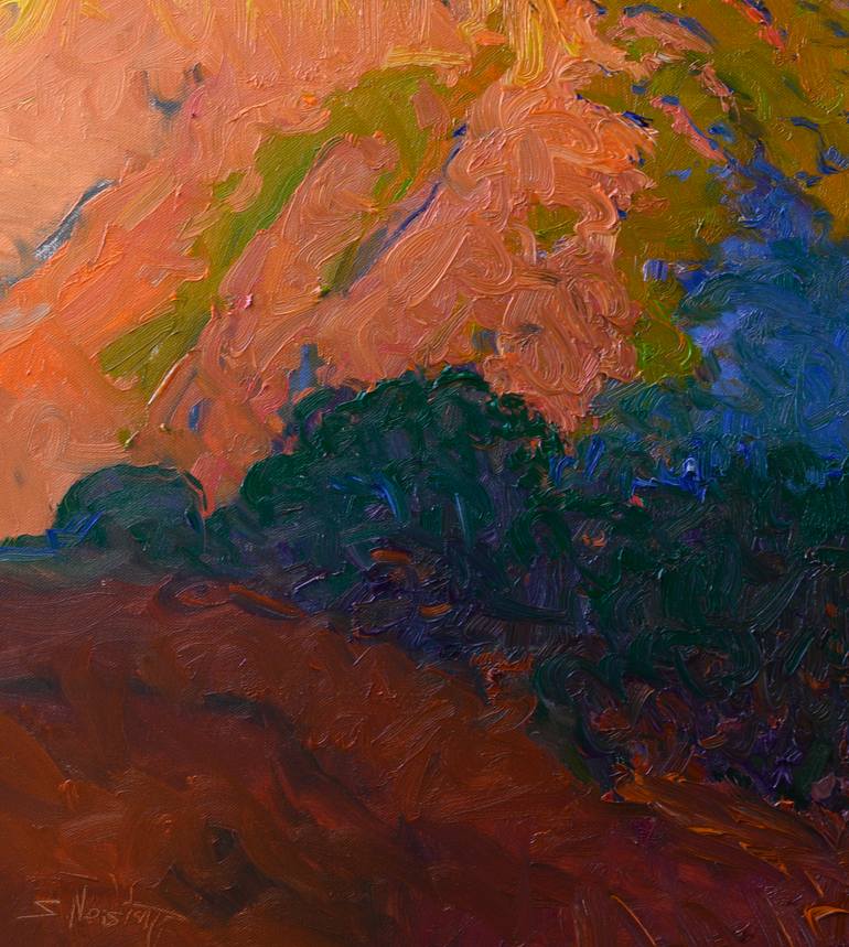 Original Expressionism Landscape Painting by Suren Nersisyan