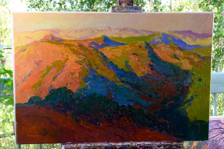 Original Expressionism Landscape Painting by Suren Nersisyan