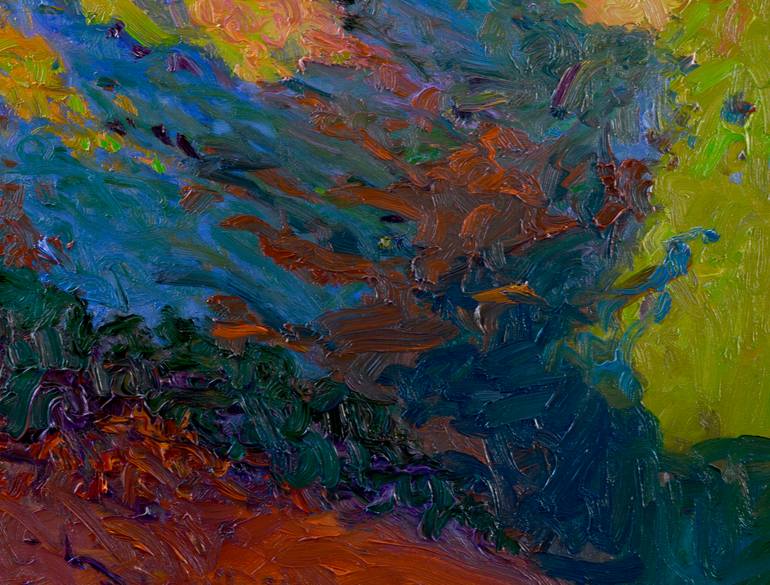 Original Expressionism Landscape Painting by Suren Nersisyan