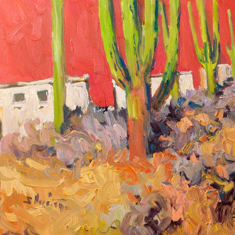 Original Fauvism Landscape Painting by Suren Nersisyan