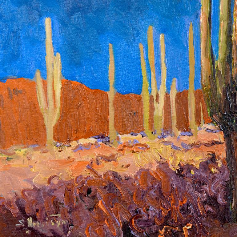 Original Fauvism Landscape Painting by Suren Nersisyan