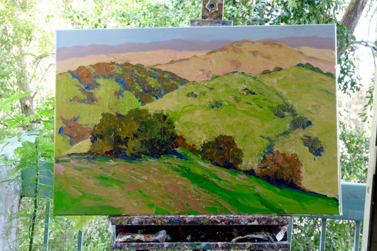 Original Impressionism Landscape Painting by Suren Nersisyan