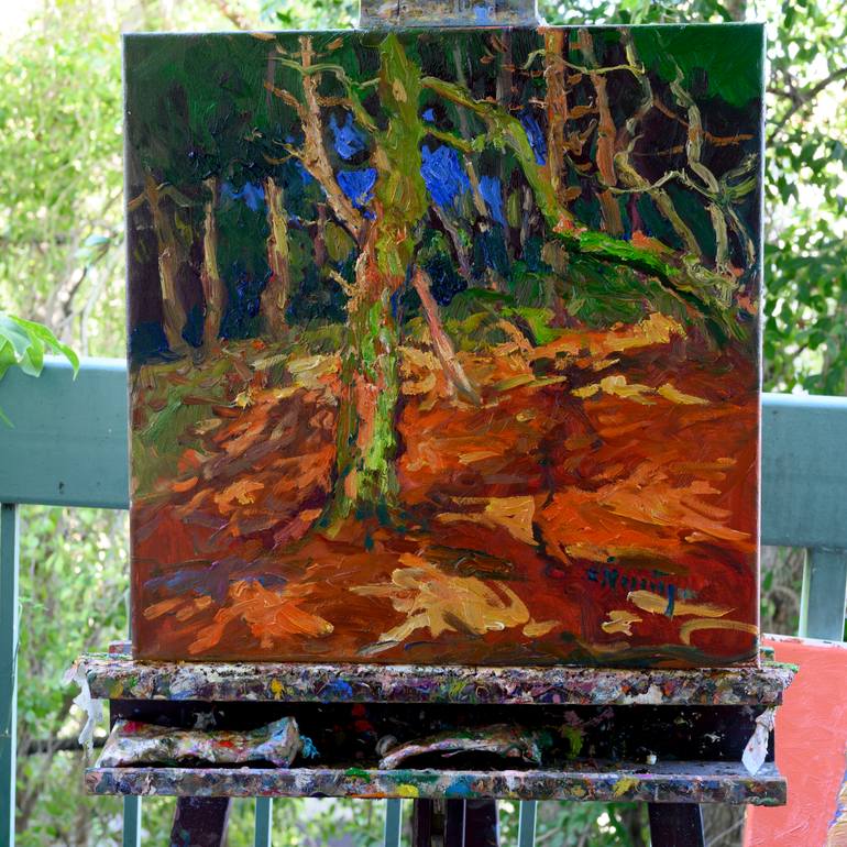Original Expressionism Landscape Painting by Suren Nersisyan