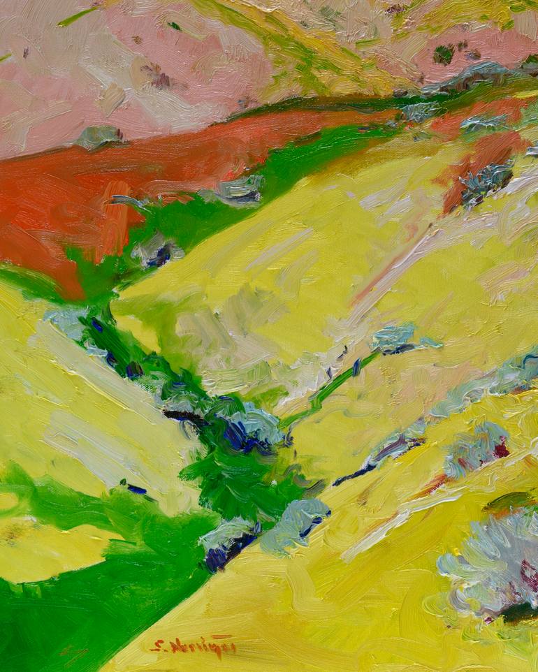Original Expressionism Landscape Painting by Suren Nersisyan