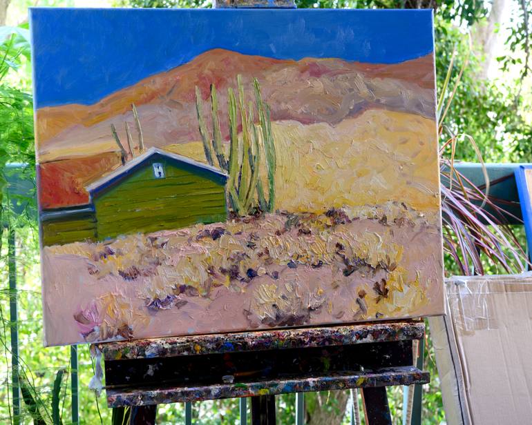 Original Expressionism Landscape Painting by Suren Nersisyan