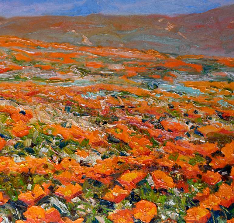 Original Impressionism Landscape Painting by Suren Nersisyan