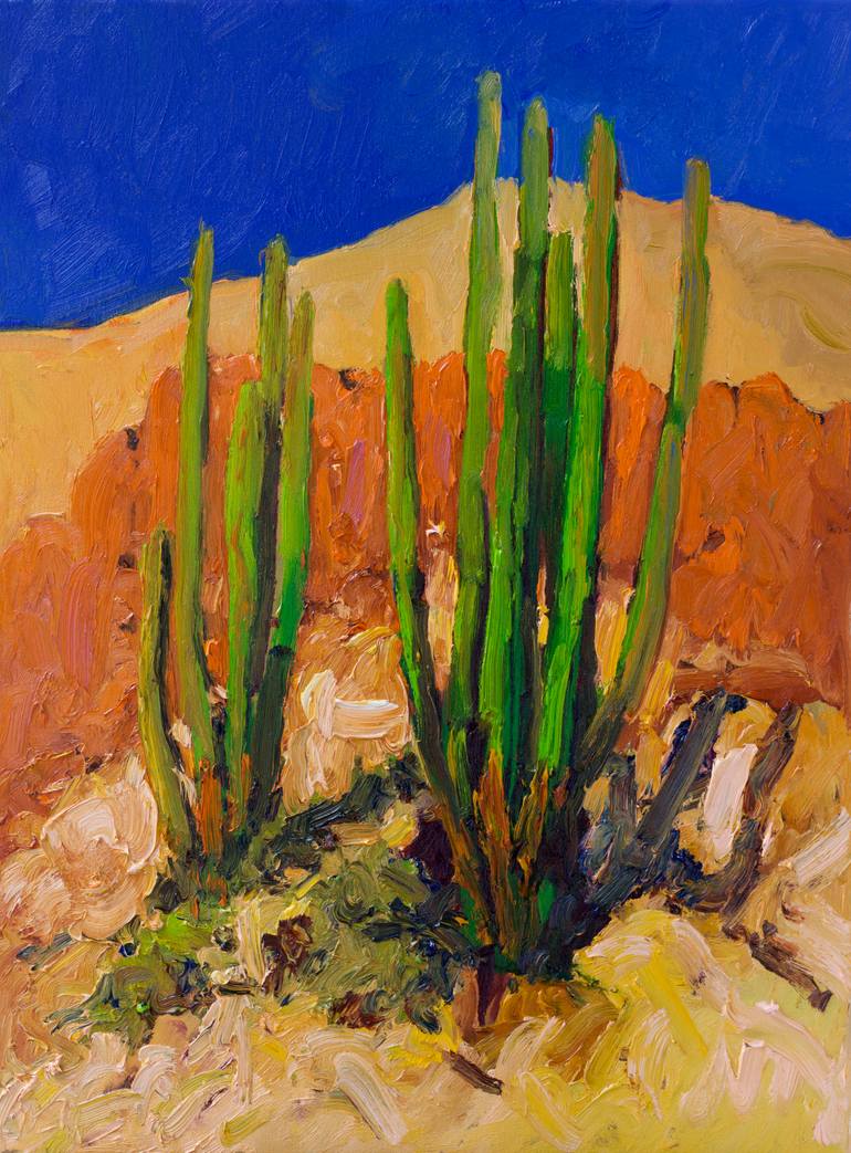 Cactus Painting paintings | Saatchi Art