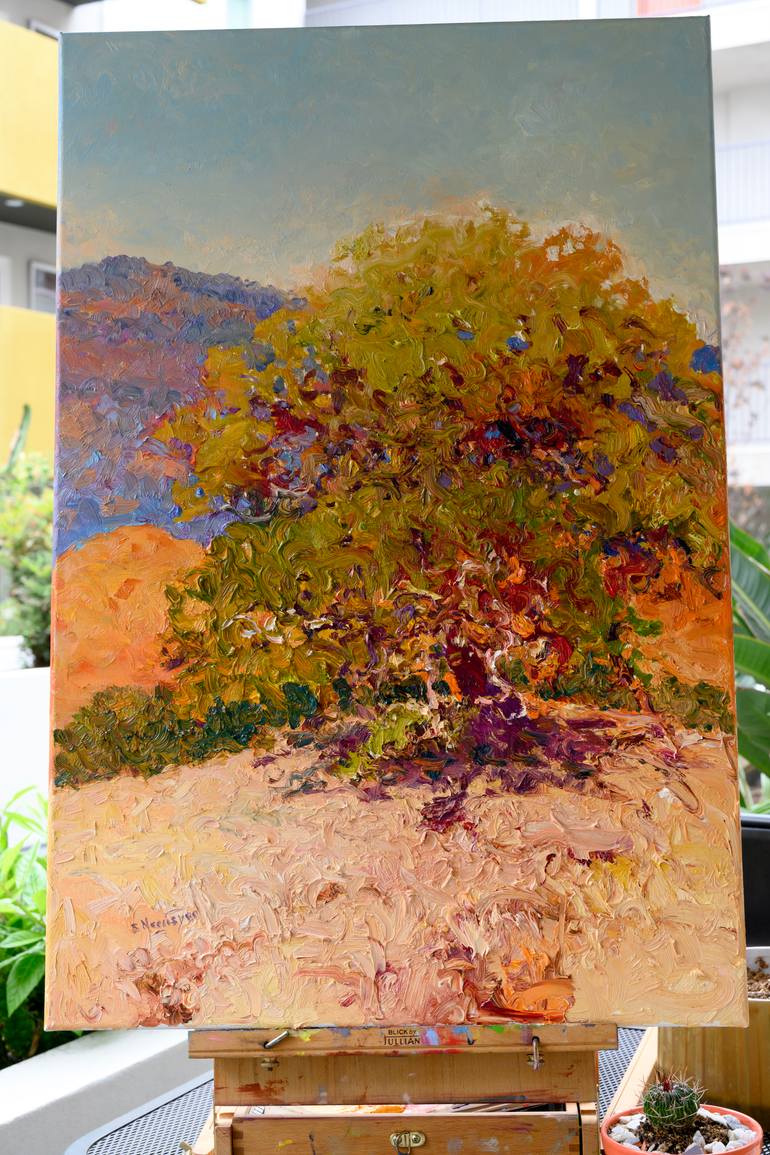 Original Post-impressionism Landscape Painting by Suren Nersisyan