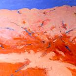 The Pink , Warm Hill of the Desert by Suren Nersisyan