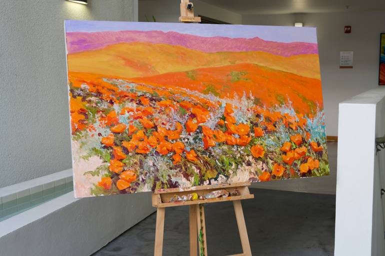 Original Expressionism Landscape Painting by Suren Nersisyan