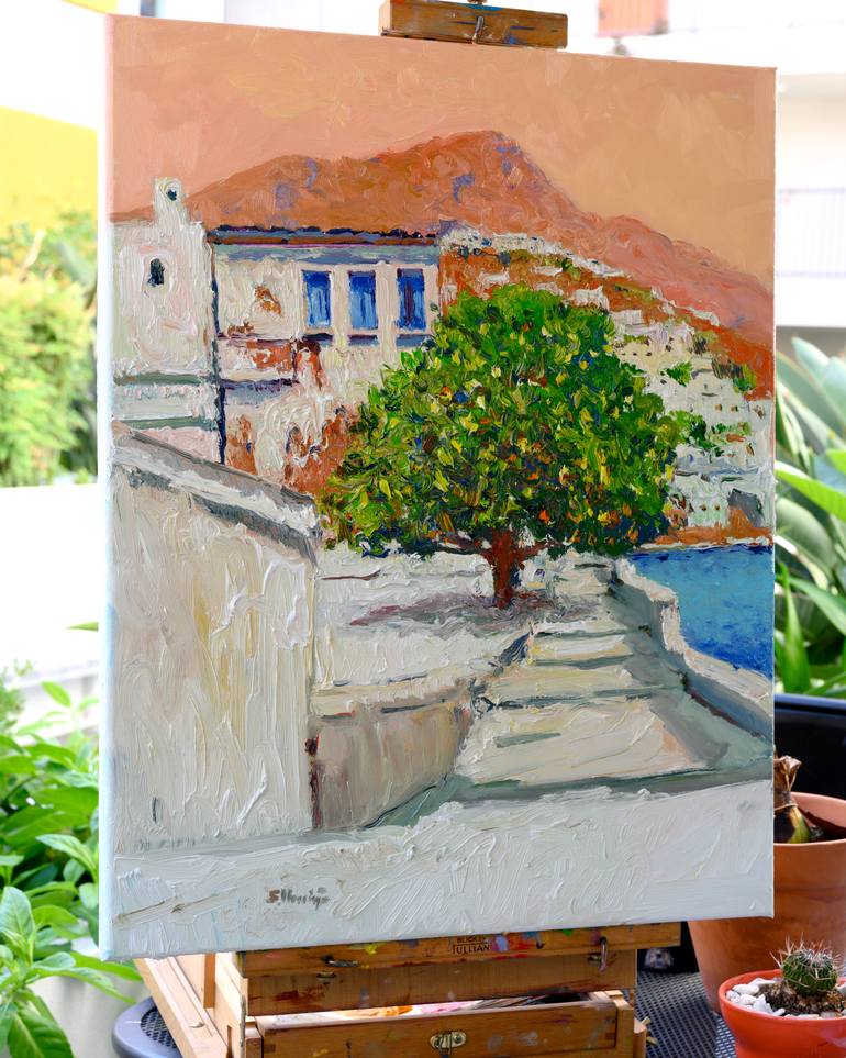 Original Expressionism Landscape Painting by Suren Nersisyan