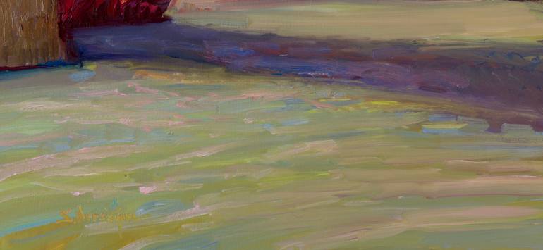 Original Impressionism Cities Painting by Suren Nersisyan