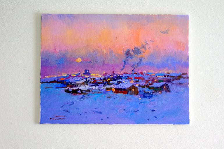 Original Expressionism Landscape Painting by Suren Nersisyan