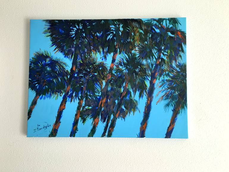 Original Expressionism Landscape Painting by Suren Nersisyan