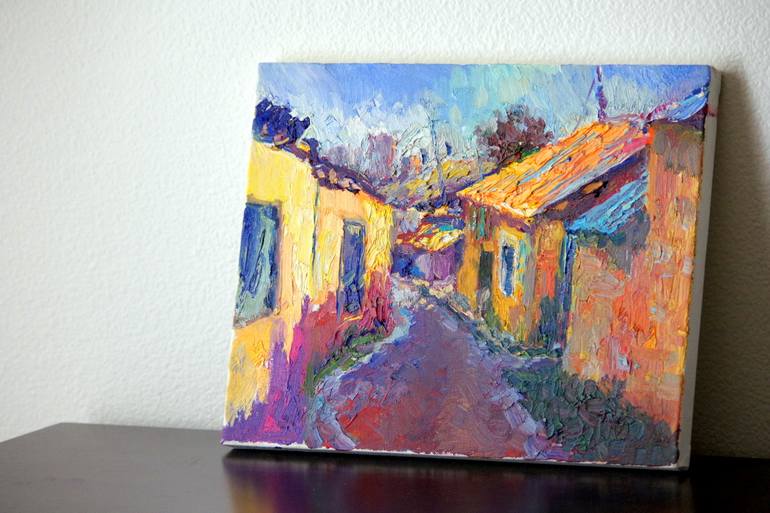 Original Expressionism Architecture Painting by Suren Nersisyan