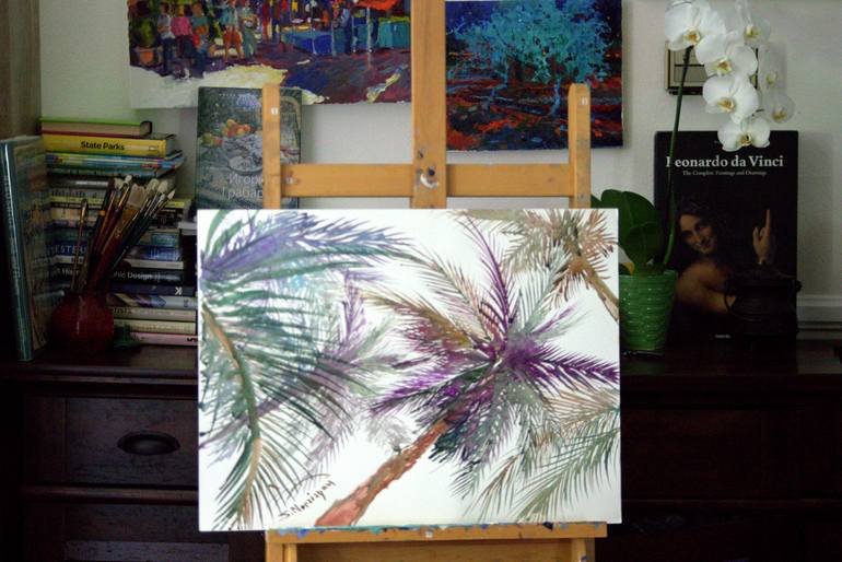 Original Expressionism Landscape Painting by Suren Nersisyan