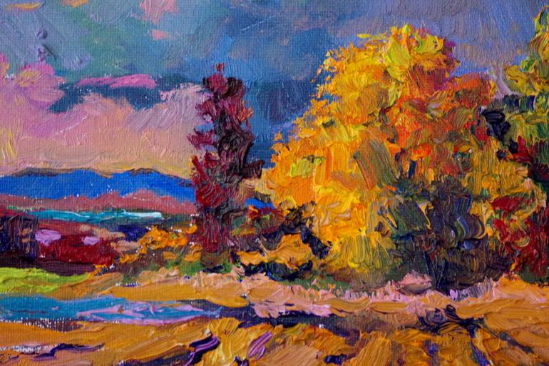 Original Expressionism Landscape Painting by Suren Nersisyan