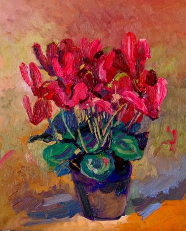 Print of Floral Paintings by Suren Nersisyan