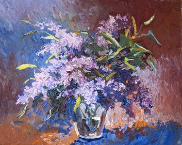 Original Impressionism Floral Paintings by Suren Nersisyan