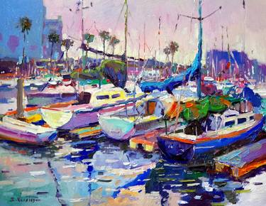 Original Impressionism Seascape Paintings by Suren Nersisyan