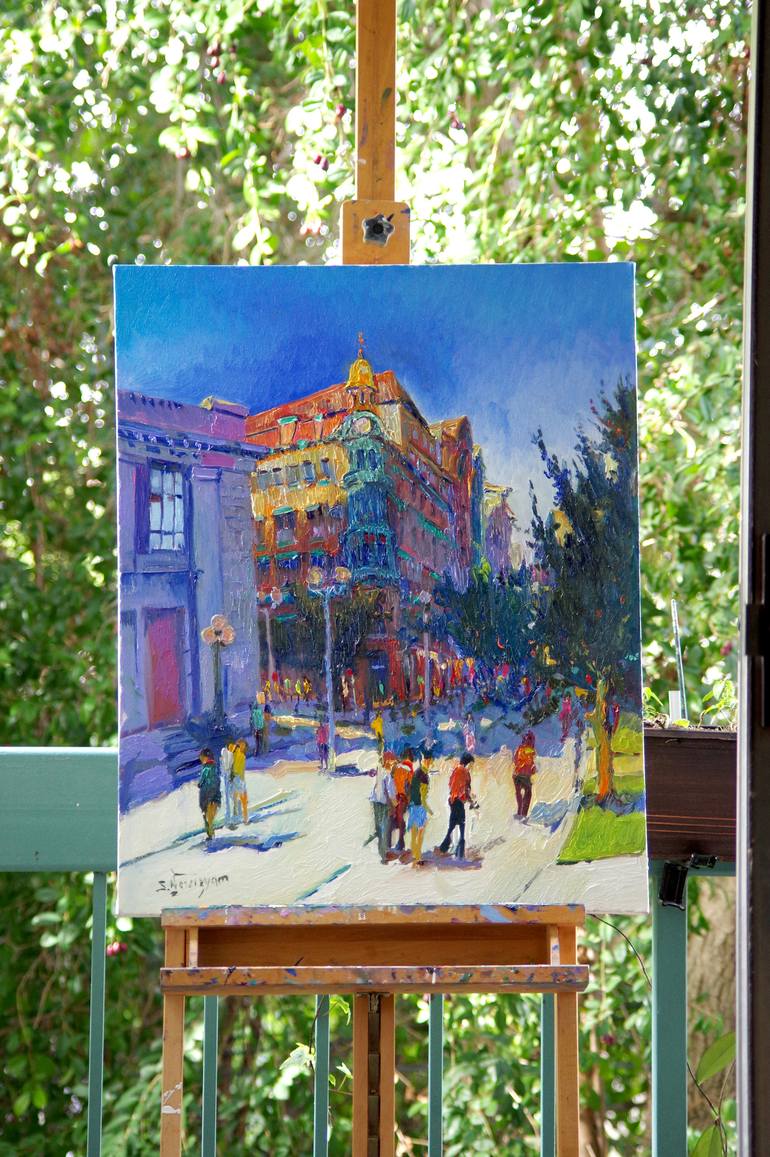 Original Cities Painting by Suren Nersisyan