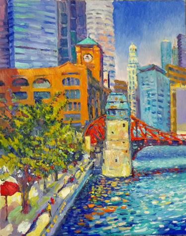 Print of Impressionism Cities Paintings by Suren Nersisyan