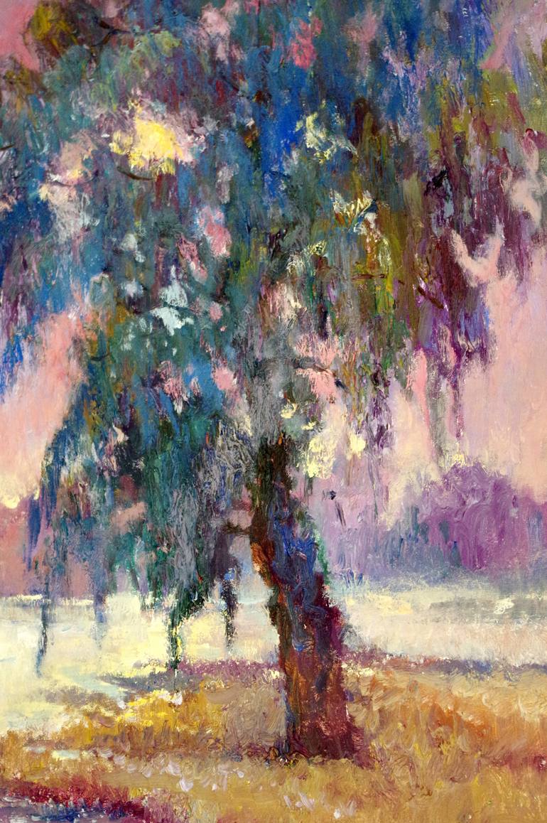 Original Expressionism Landscape Painting by Suren Nersisyan