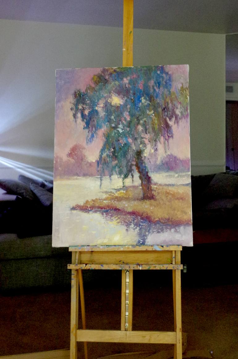 Original Expressionism Landscape Painting by Suren Nersisyan