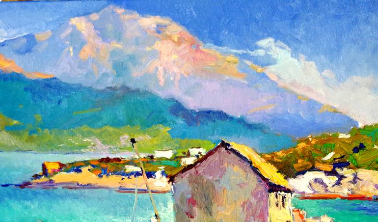 Original Expressionism Landscape Painting by Suren Nersisyan