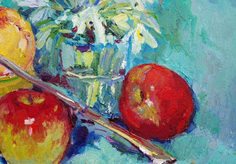 Original Expressionism Still Life Painting by Suren Nersisyan